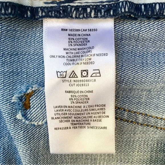 Joie High Rise Cargo Utility Straight Leg Jeans, Size 29 - Picture 11 of 11